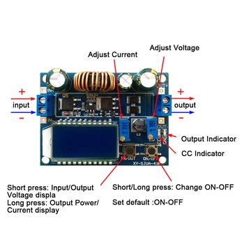 

Experimental Power Supply Module Efficiency Adjustable Parts Boost Converter Practical Step Up And Down Digital Electric LCD