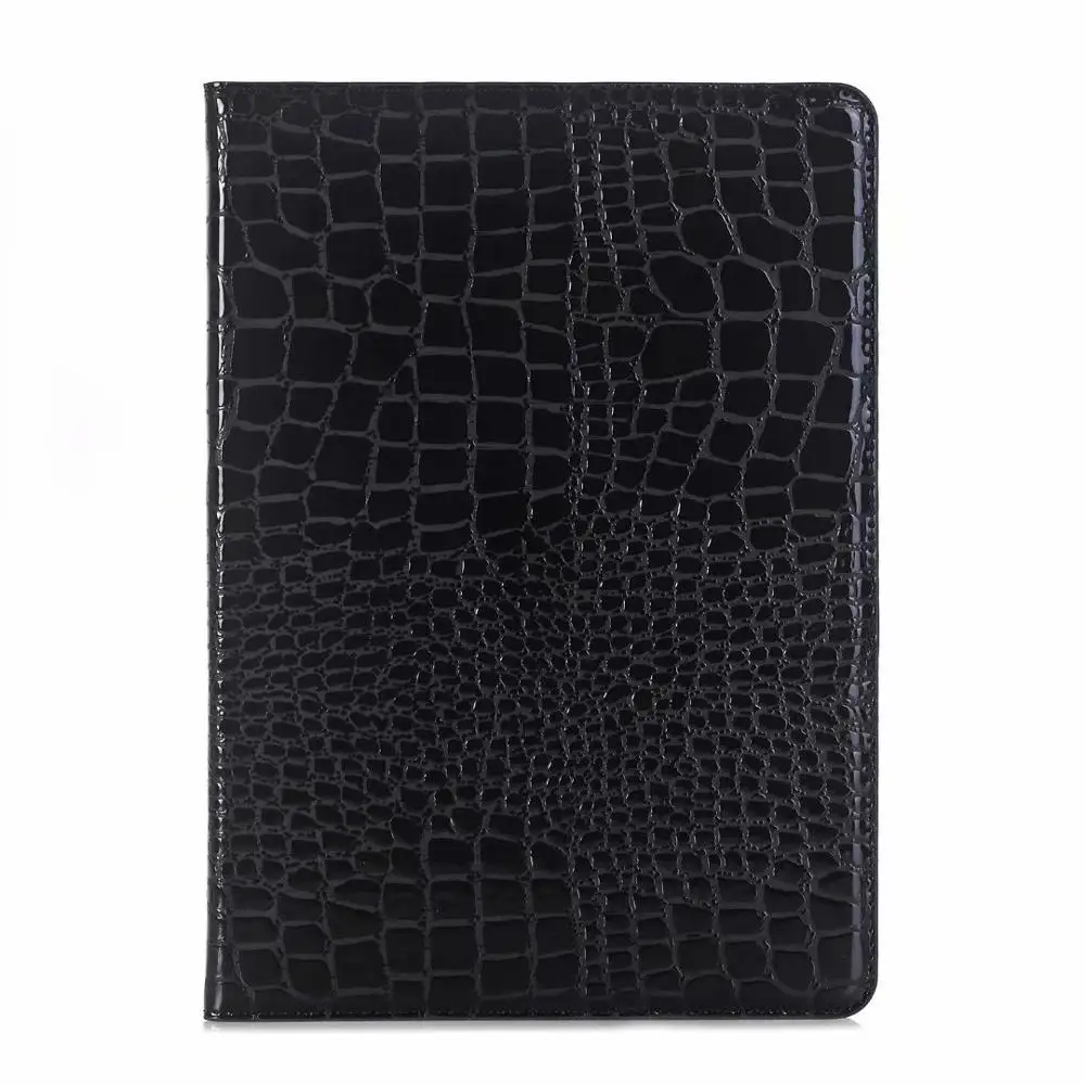 Tablet Stand Smart Case for iPad 10.2 Case iPad 7 7th Generation A2200 A2197 Cover Crocodile Pattern Leather Tablet Case - Цвет: black