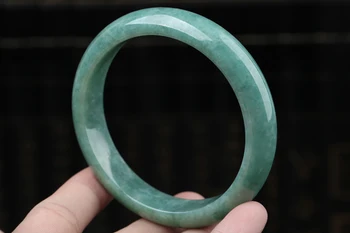 

Send Certificate Natural Myanmar Jade A Grade Carved 5mm-62mm Dark Green Bracelet Delicate Princess Bracelet Send Mom to Girlfri