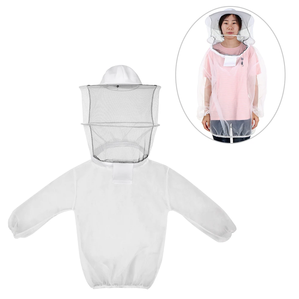 

2019 Outdoor Tools Beekeeping Jacket Lightweight Breathable Detachable Pullover Bee Keeping Veil Suit Outdoor Tools