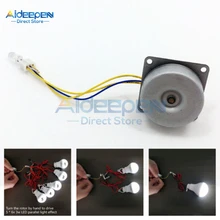 Мини микро Трехфазный AC ветряные турбины бесщеточный двигатель ручной коленчатый генератор 3-24V 0.1A-1A 0,5-12 W