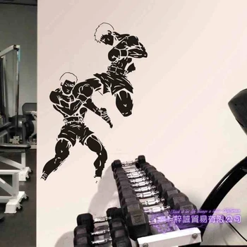 

Muay Thai Kickboxing Club Sticker Boxer Car Decal Free Combat Vinyl Striker Wall Decor Mixed Martial Arts MMA Club Decals