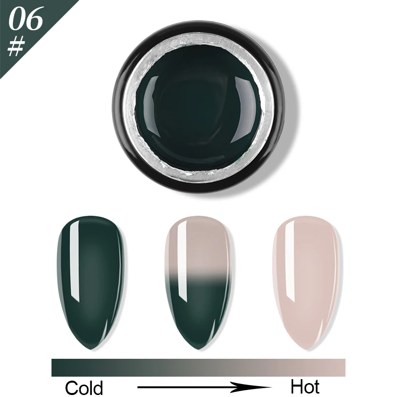 Color 6 PinPai, 8 мл, полигель для ногтей, меняющий цветовую температуру, строительный гель, акриловые кончики для наращивания ногтей, полигель для маникюра, удлиняющий строительный гель - Цвет: Color 6