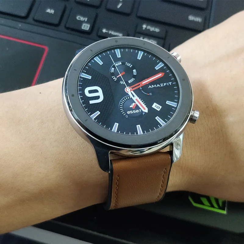 2 шт) Ksadkvor для Xiaomi Amazfit GTR 47 мм 42 мм умная Защитная пленка для часов 9H Твердость Закаленное стекло для Amazfit GTR 47 мм