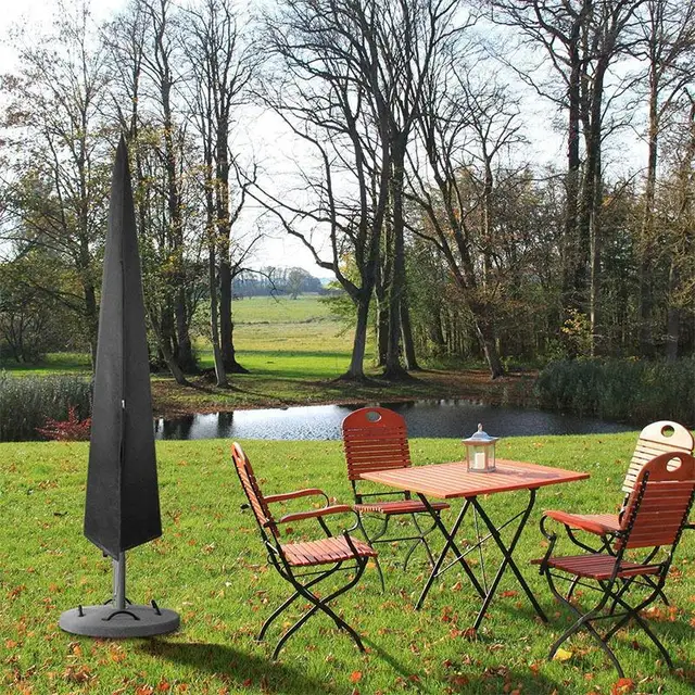 Oxford Ruhás Esernyő Borító Terasz Parasol Burkolat Vízálló Kültéri Piac Parazol Borítás - Image 4