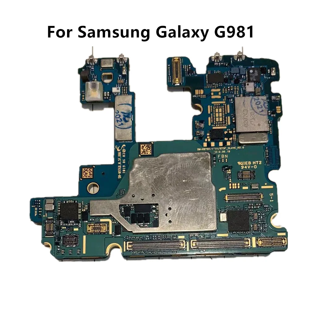 

JUN FUN Original Motherboard For Samsung Galaxy G981 Unlocked Mainboard Logic Board Tested Plate