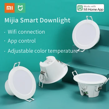 

PHILIPS smart downlight LED night light Adjustable Color Ceiling Lamp Wifi version works with Xiaomi Mi home App Remote Control