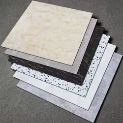 Wokhome Waterproof Marble Self Adhesive Floor Stickers Vinyl Ceramic Removable Easy to Install Living Room Ground Tiles Sticker