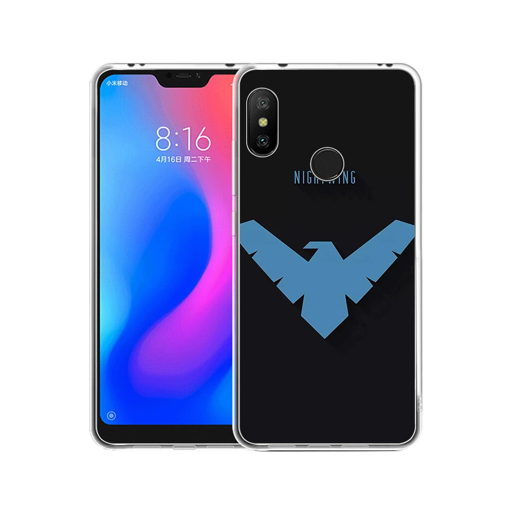 Мобильный чехол для телефона для Xiaomi mi 5 5S 6 mi x 2S 8 A1 A2 5X 6X Lite F1 9 9T MAX 3 A3 Pro CC9 CC9E твердый переплет DC Marvel логотип