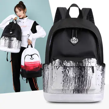 

2020 Stylish Boys girls childrens shcool bags Junior backpacks Graffiti designer teenage packs nylon bags