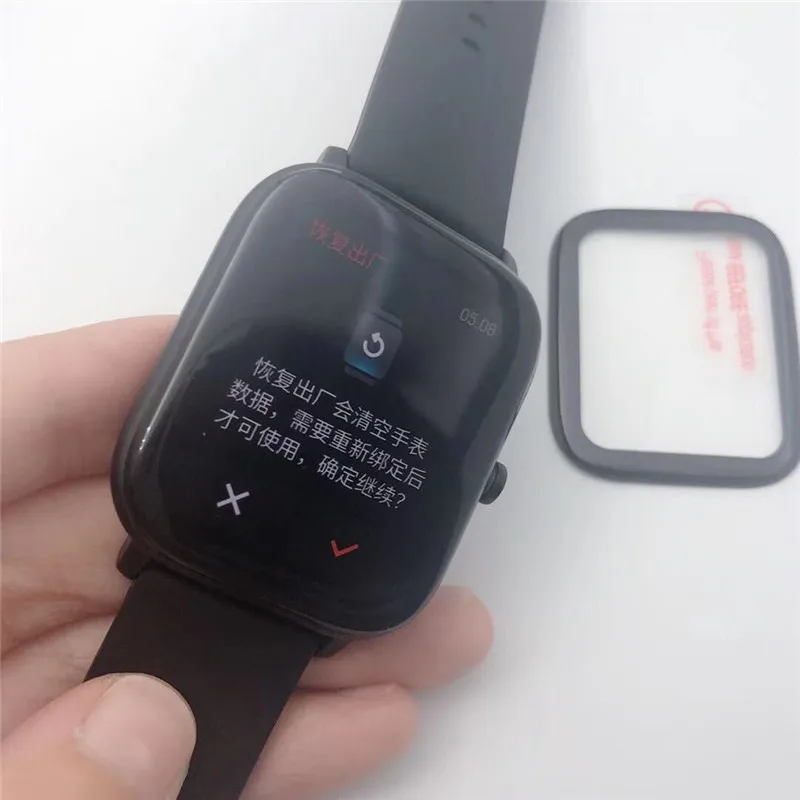 2 шт. для Xiaomi Huami Amazfit GTS защита экрана полное покрытие 3D изогнутая композитная Гибкая защитная пленка