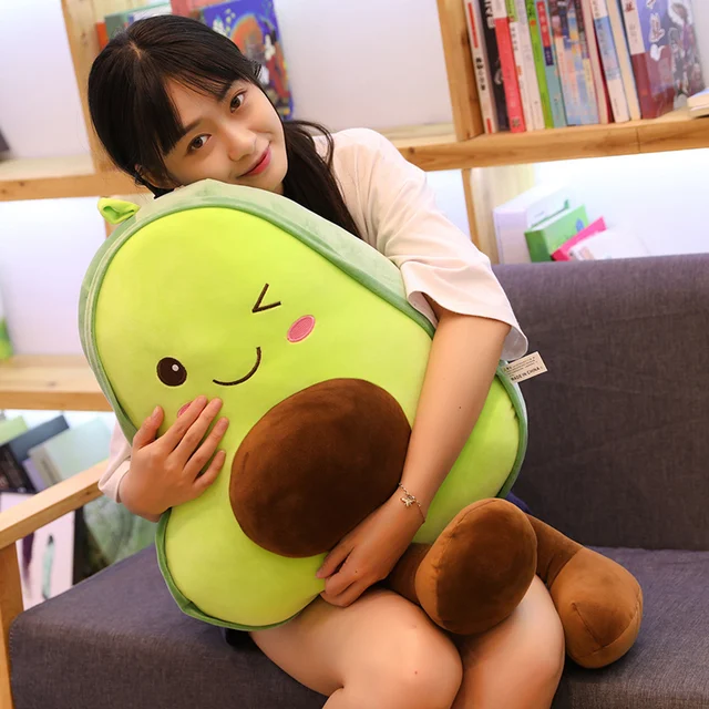 30/45/60/85cm New Avocado Plush Toys Cute Avocado Pillow Cushion Kawaii Fruit Stuffed Doll Toys For Children Birthday Gift 5