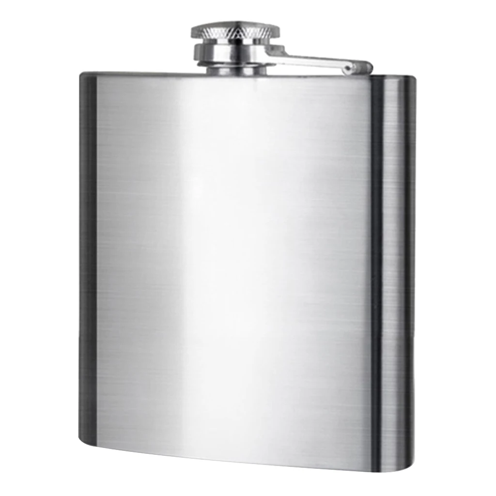 Outdoor Durable Portable Compact Pocket 7oz/198ml Stainless Steel Hip Flask
