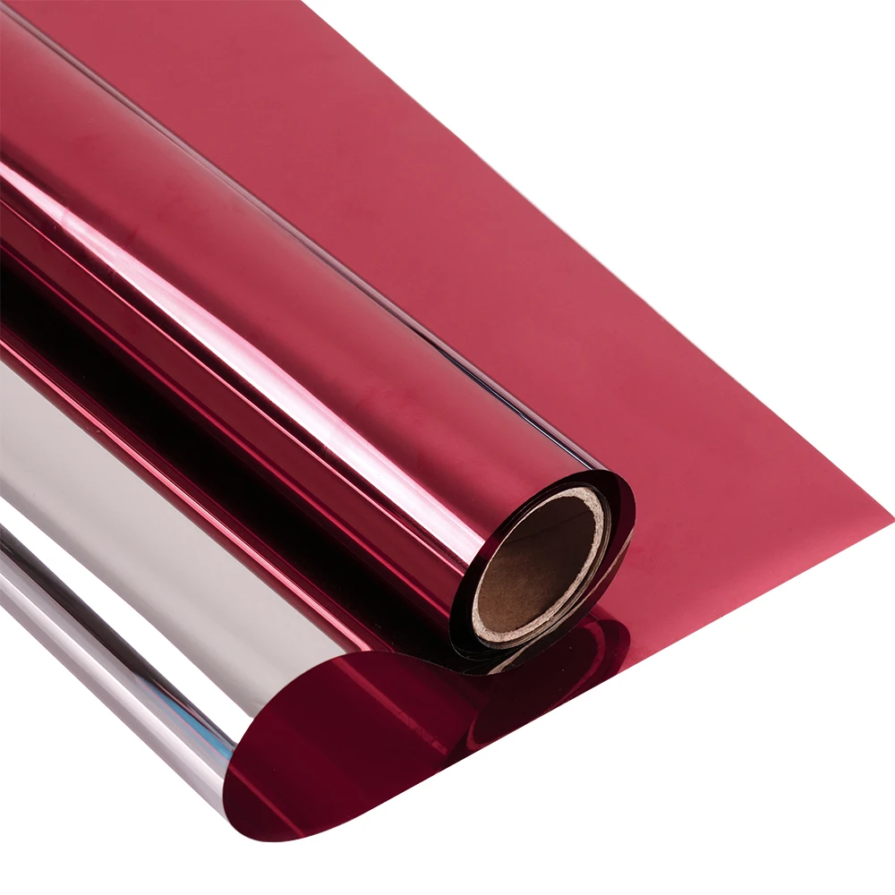 SUNICE Home Improvement Red Mirror Window