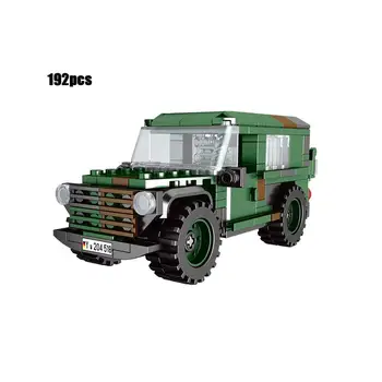 

1:30 scale across battlefield germany LKW gl leicht Wolf Interim Fast Attack vehicle moc batisbricks block WW2 jeeps brick toy