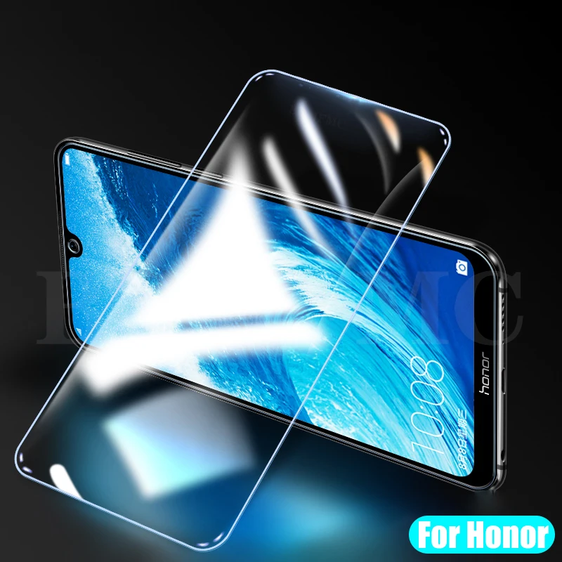 Закаленное стекло для Huawei Honor 8 9 10 20 Lite 8A 8C 8X 9A 9C 9X Прозрачная Жесткая стеклянная