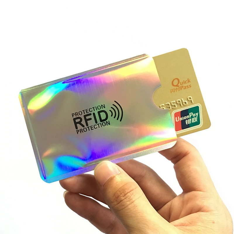 Anti Rfid Card Holder NFC Blocking Reader Lock Id Bank Card Holder Case Protection Metal Credit Case Aluminium F051