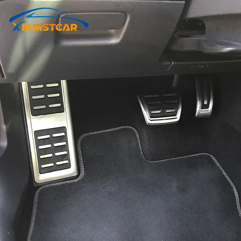 Xburstcar Автомобильная спортивная крышка педали тормоза топлива для Seat Leon 5F MK3 Skoda