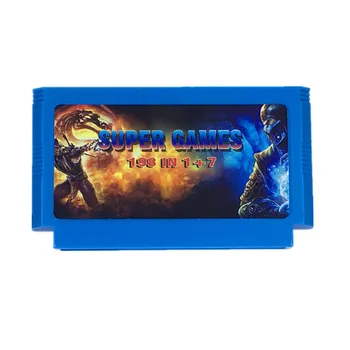 

Top Quality 198 in 1 for 60 Pin 8 Bit Video Game Console Retro Classic Card