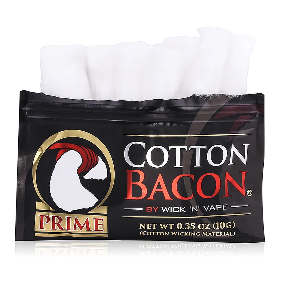 Original Cotton Bacon Vape Cotton Gold Version Bacon For RDA RTA RBA Atomizer Vape Accessories E Cigarettes VS Wotofo Ccotton (9)