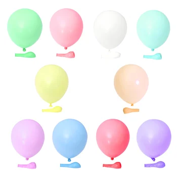 

100PCS Macaron Color Latex Balloons for Halloween Wedding Birthday Celebration Christmas Party Decoration Supplies 10inch