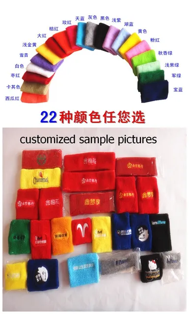 Fascie Da Polso In Cotone 12 Pezzi - Assorbisudore Per Sport E Palestra - Foto 4