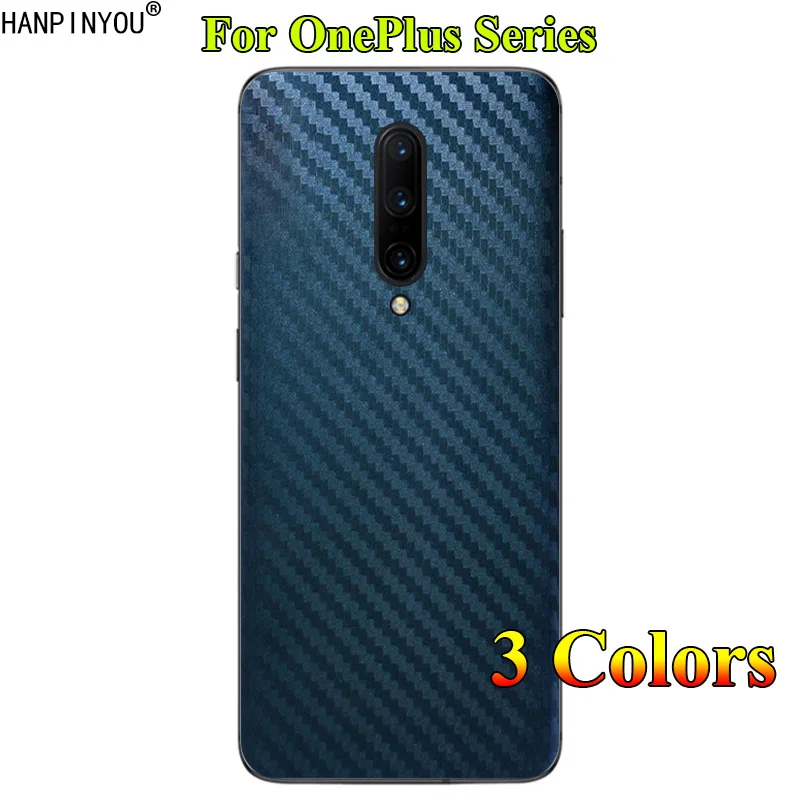 Для OnePlus One Plus 7T 6 6T 8 Pro 3D градиентная задняя крышка из углеродного волокна наклейка
