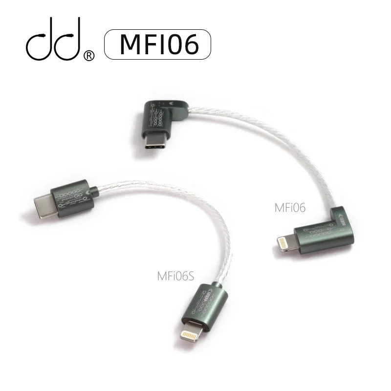 

Кабель для передачи данных DD ddHiFi MFi06 MFI06S Lightning/USB Type-C для подключения устройств iOS со стандартными аудиоустройствами