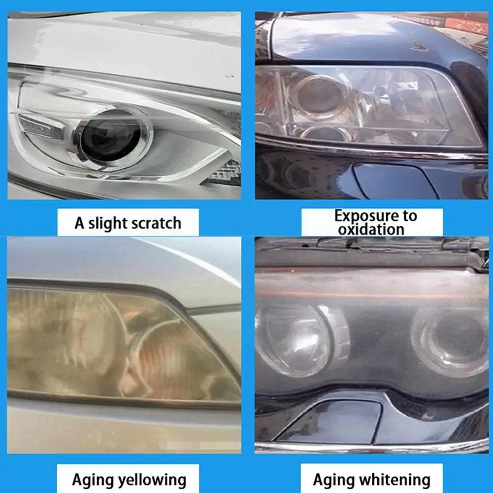 30ml Liquid Polymer Headlight Car Headlight Polishing Cleaning Fluid