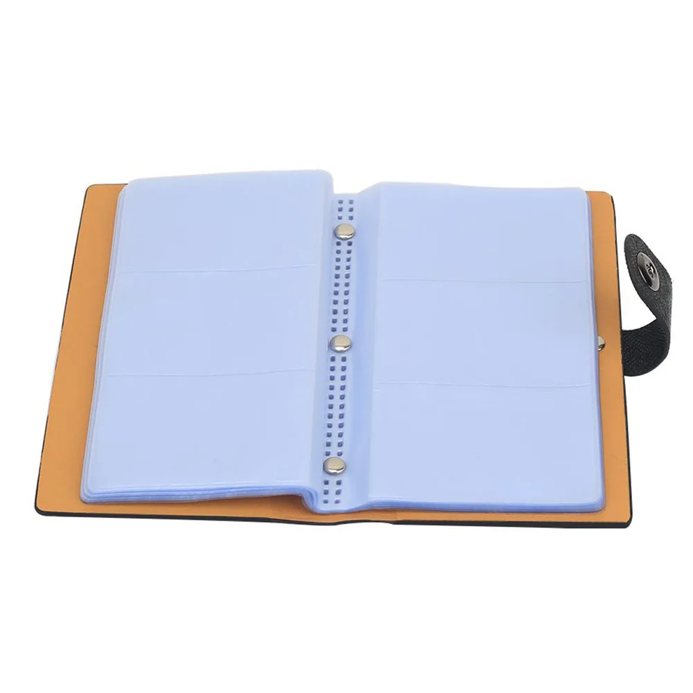 Фото Business Card Books Holders with Magnetic Closure for Organizing Cards Journal Organizer Name  Канцтовары для офиса и | Визитницы и картхолдеры (4000164119455)