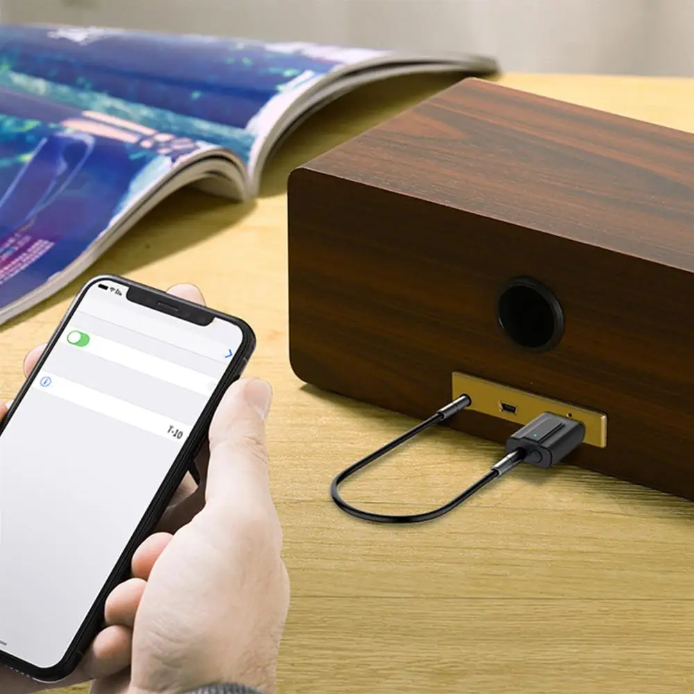 5 0 Bluetooth передатчик приемник ТВ 2 в 1 3 мм AUX HIFI стерео аудио USB беспроводной мини