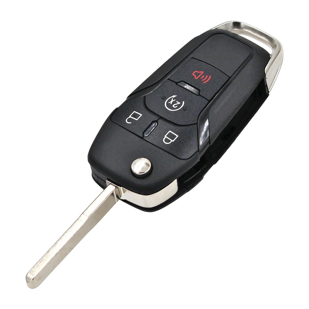 Car Remote Key Flip Remote Key FSK 902MHz PCF7945P/HITAG 49 Chip For Ford F150 F250 F350 F450 F550 Raptor Ranger Fusion FCC ID N5F-A08TDA HU101