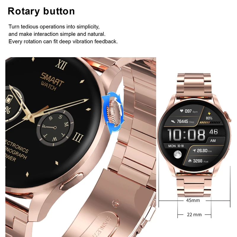 2021 ޽  ȭ ECG Ʈ ġ   IP68  ɹڼ  Smartwatch ð 3
