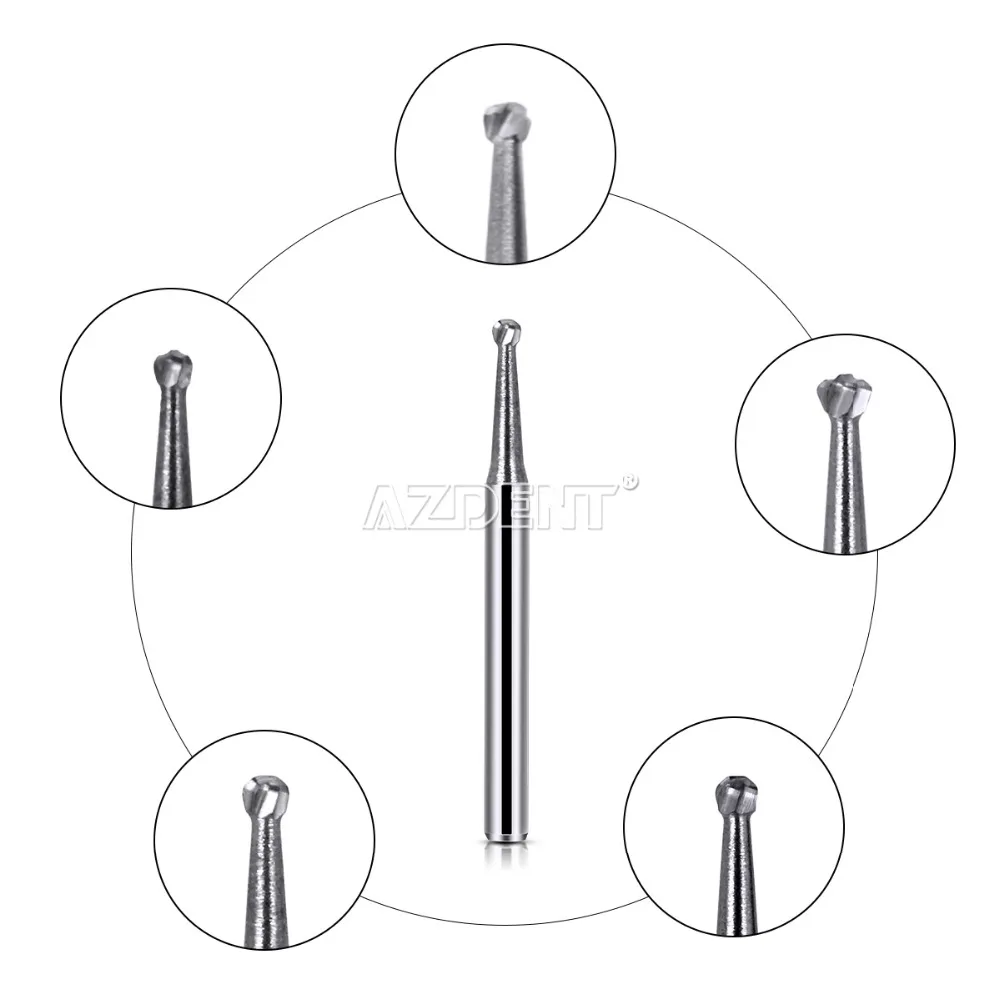 Твердосплавные стоматологические Бур сверла FG 1/2/3/4/5 Вольфрам круглый наконечник для высокоскоростной бормашины стоматологические брусок Карбида Вольфрама круглый тип для высокое Скорость