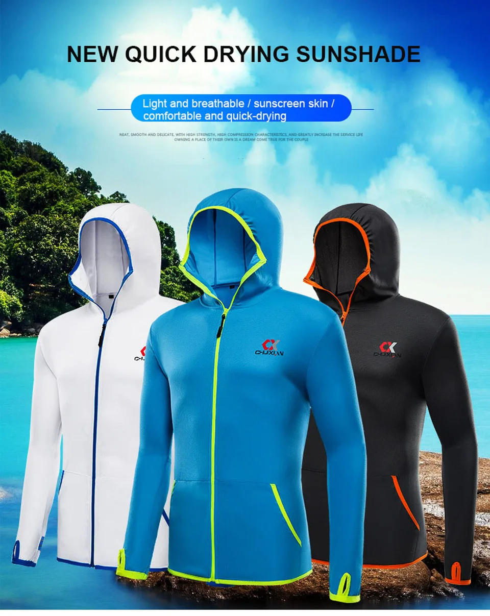 Description Picture 2 of itemWALK FISH Fishing Shirt Breathable Clothing Waterproof Fishing Shirts Long Sleeve Fishing Jacket Quick Drying Fishing Clothes