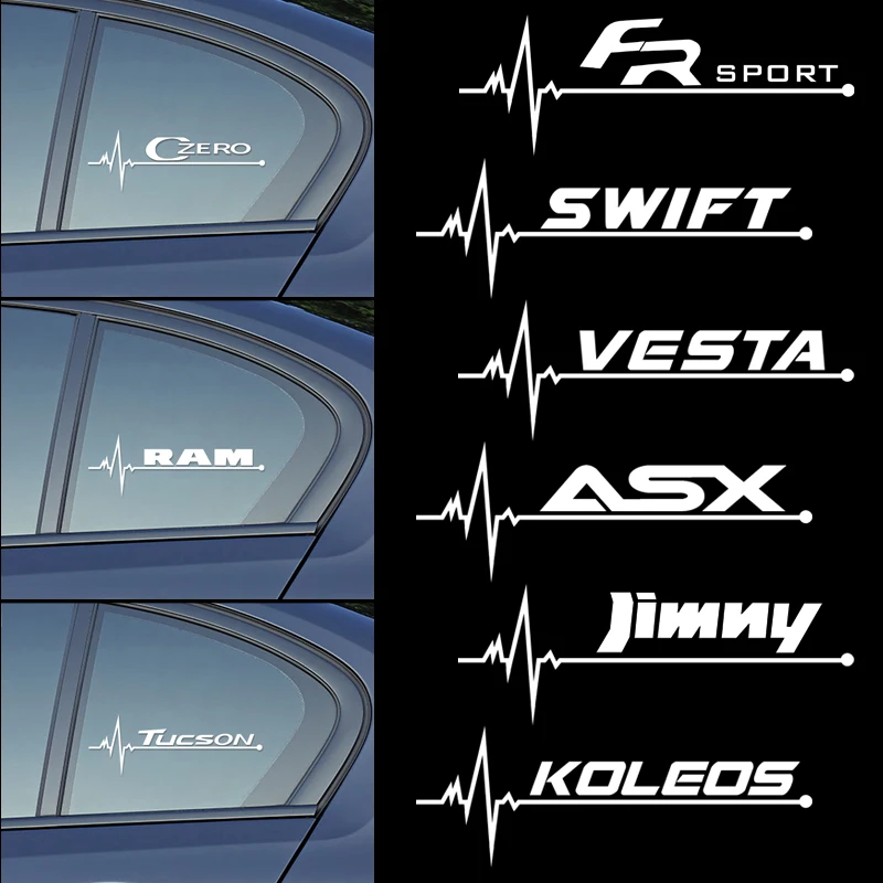 1 шт. наклейки на окна автомобиля для OPEL alfa romeo abarth lada vesta renault koleos suzuki swift hyundai Tucson DACIA Seat FR octavia