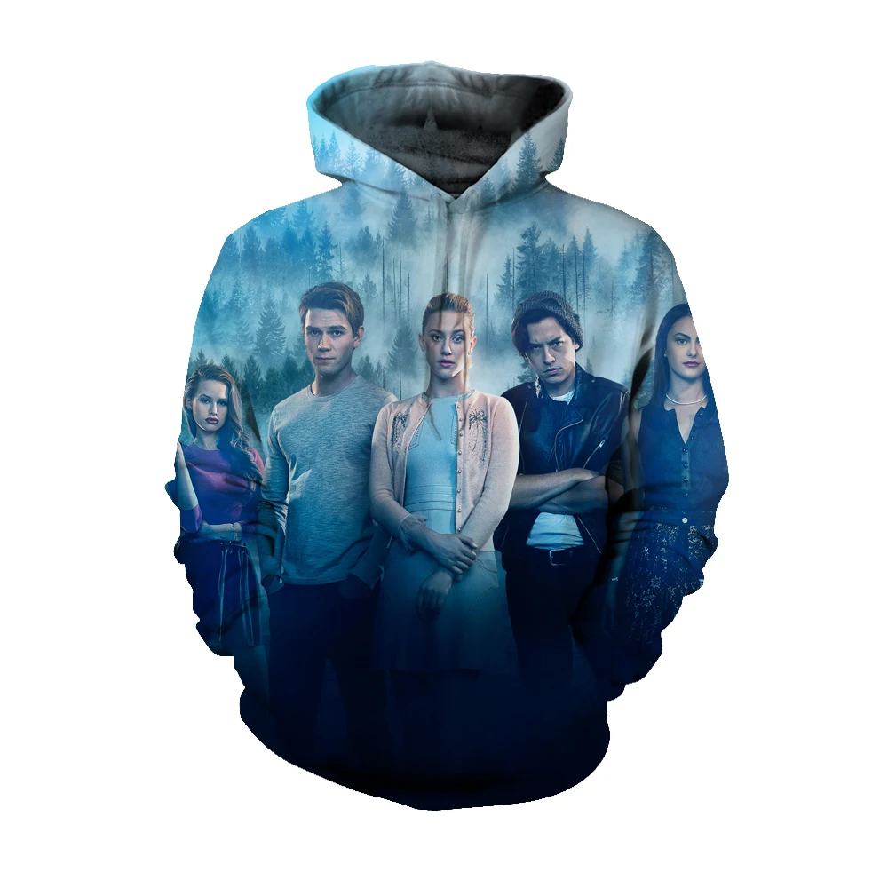 Riverdale Jacket Sweatshirts Plus Size South Side Clothing Serpents Riverdale Hoodie Sweatshirt Spring Hooded Pullover - Цвет: riverdale hoodies 4