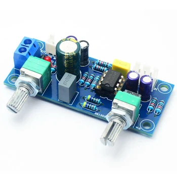 

Bass DIY Subwoofer Preamp NE5532 DC 12-25V Audio HIFI Filter Amplifier Board Accessories Low Pass PCB Single Power