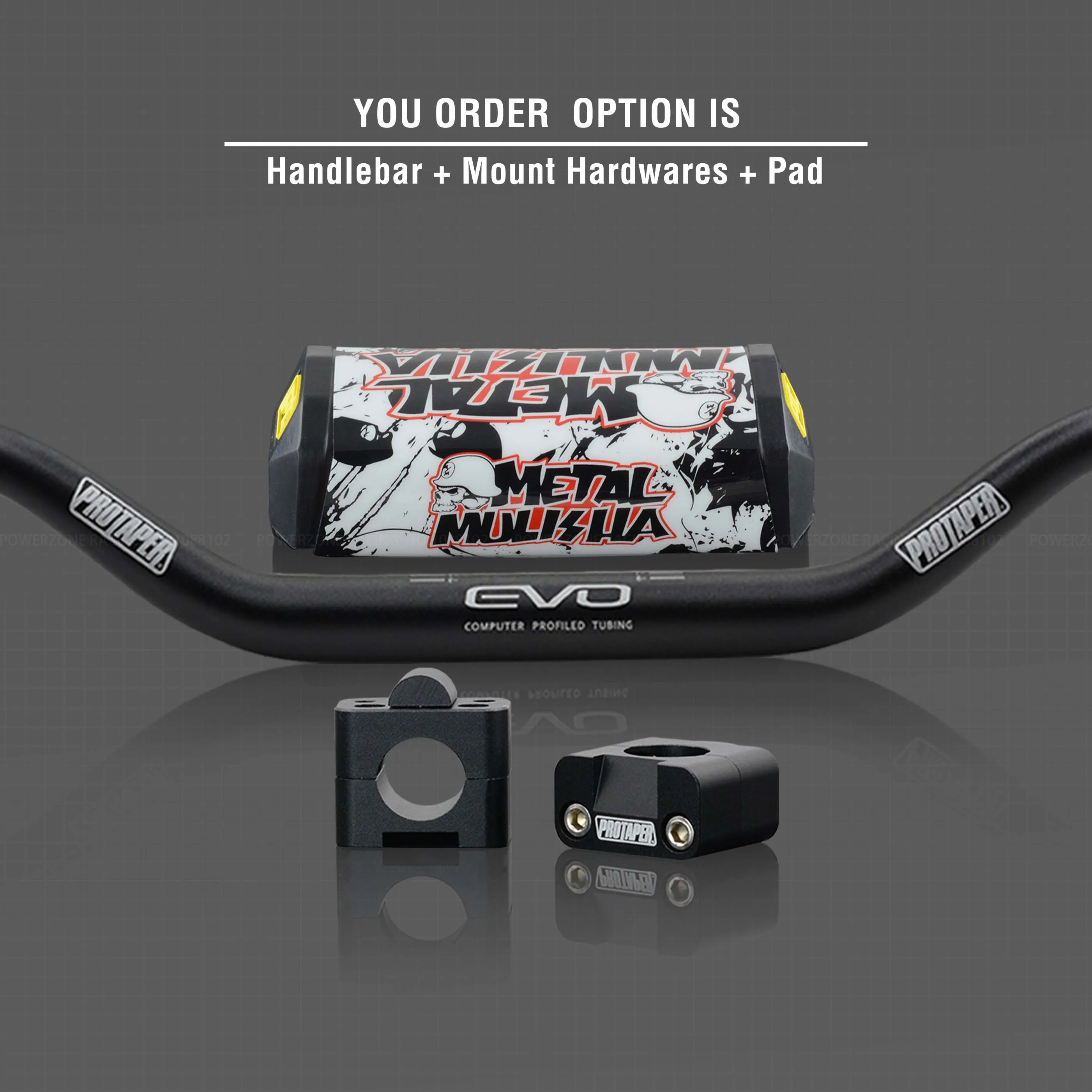 Black Combo3 Руль для Pro Taper Pack Bar 1-1/" Классическая дверная ручка барные Колодки Ручки Pit Pro Racing Dirt Pit Bike мотоцикл с адаптер cnc - Цвет: Black Combo3