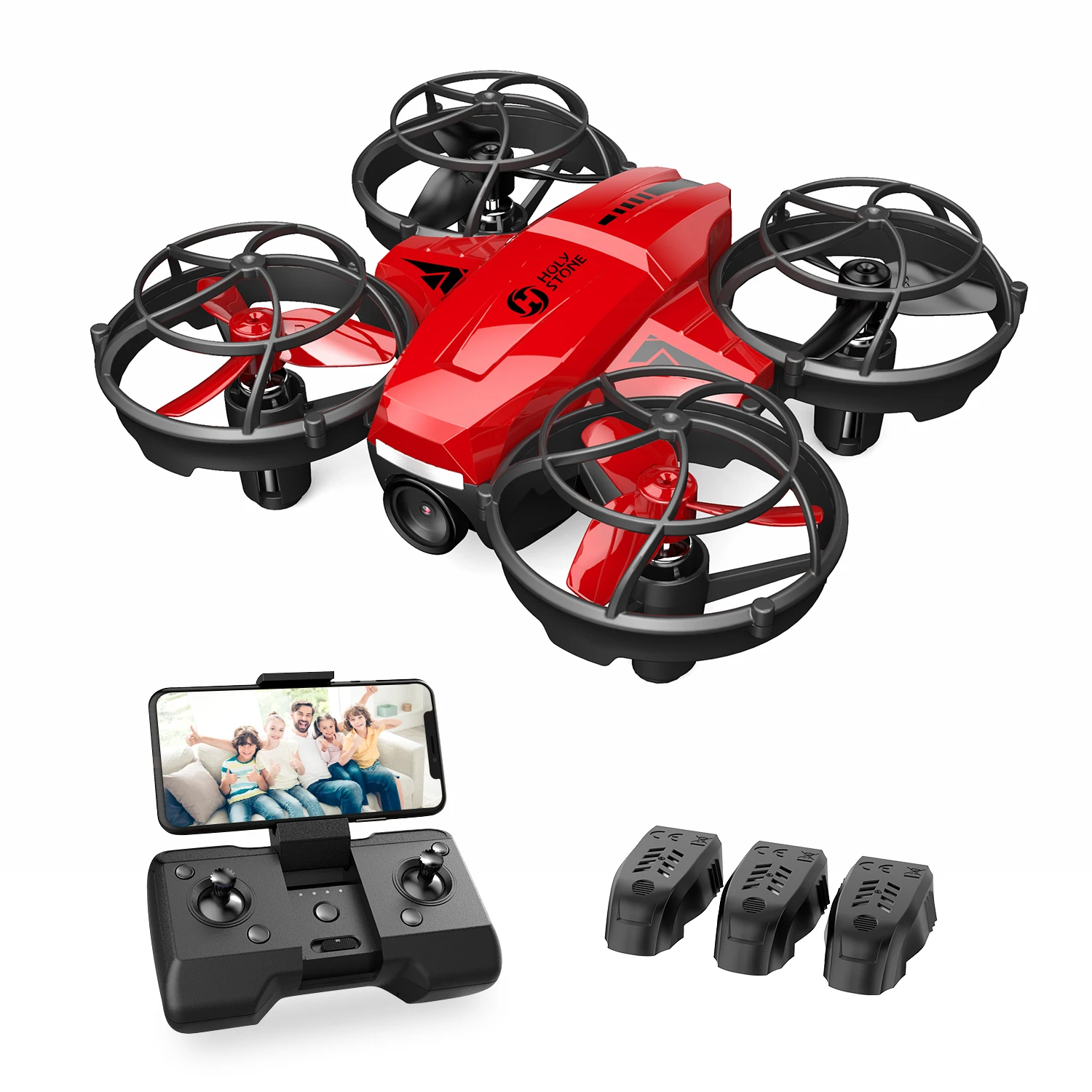 Мини-Дрон Holy Stone HS420 с HD FPV камерой для детей и взрослых новичков карманный