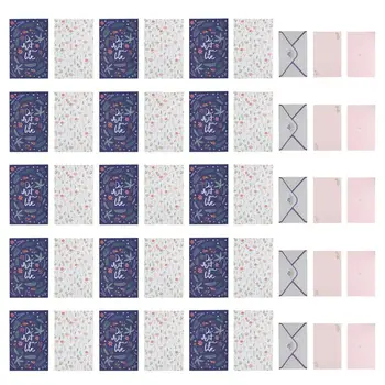 

45pcs Funny Colorful Animal Printed Cute Letter Papers Flower Letter Paper Paper Envelope for Home School