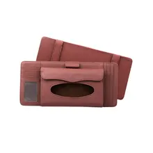 3 в 1 Автомобильный Органайзер CD сумка для хранения в автомобиле солнцезащитный козырек коробка для салфеток грузовик DVD диск чехол для карт сумка-Органайзер бумажный держатель для салфеток