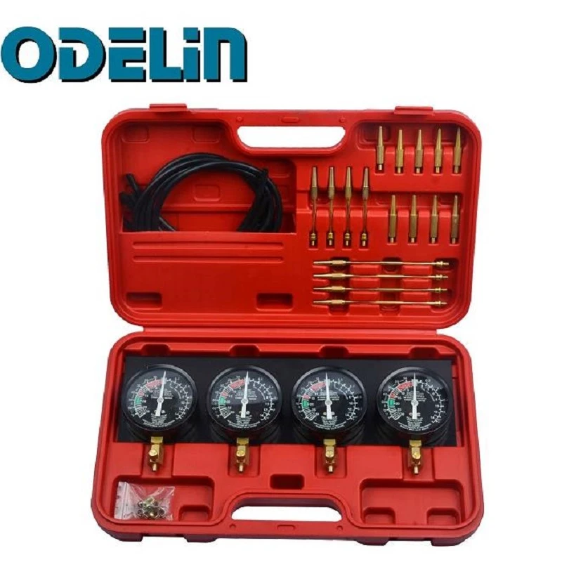 Fuel Vacuum Carburetor Synchronizer Carb Balancer Sync Gauge Set Auto