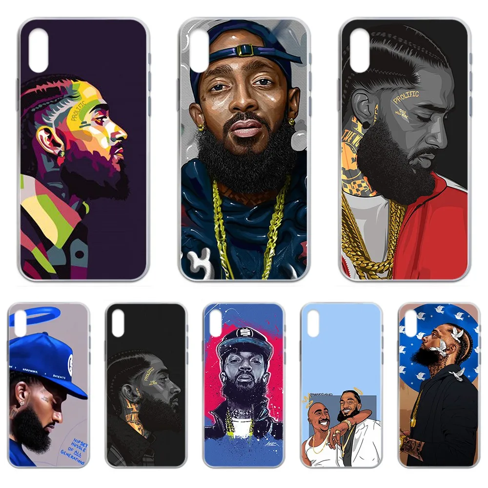 Прозрачный чехол nipley Hussle для iphone 4 5 5C 6 6S PLUS 7 8 X XR XS 11 PRO SE 2020 | Мобильные телефоны и