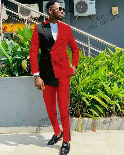 Double Breasted Men Suits Formal Wear 