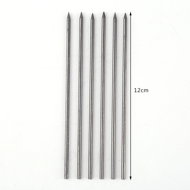 Pencils with Refills Durable Solid Scriber Black Drawing Marker Pen for Woodworking Architects Marking Tools