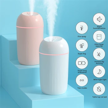 

Portable Air Humidifier Ultrasonic Aroma Essential Oil Diffuser USB Mist Maker Aromatherapy Humidifiers Relieve Fatigue Relax