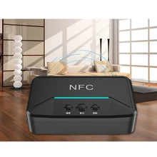 Bluetooth приемник NFC/USB диск музыка чтение стерео беспроводной адаптер 3,5 мм AUX/RCA Автомобильный Динамик Bluetooth аудио приемник
