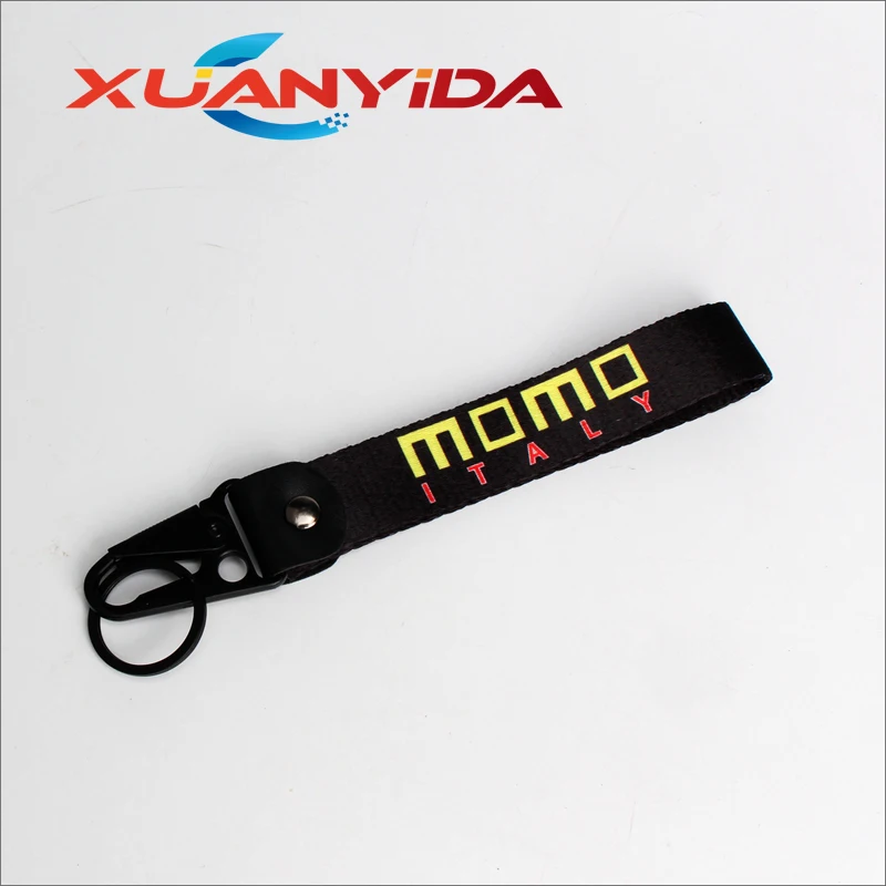 Motorcycle keychain for akrapovic momo tein jdm viv travel bag home personal decoration with hanging buckle JDM MOMO TEIN AKRAP