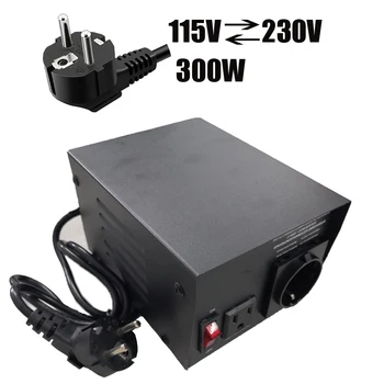 

300W Voltage Converter Transformer Step Down 220V To 110V AC Step Down Travel Voltage Transformer Converter With EU Plug